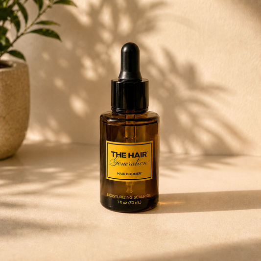 The Hair Generation Hair Boomer 50 ml · El aceite ancestral + biotecnología que fortalece tu cuero cabelludo desde la raíz