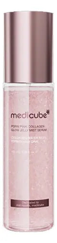 Medicube PDRN Pink Collagen Glow Jelly Mist Serum · El glow coreano que llevas contigo