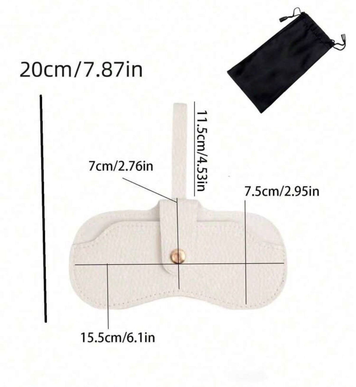 Estuche para Lentes en Eco-Cuero · Protege tus lentes con estilo, el accesorio que se ve tan bien como lo que guarda