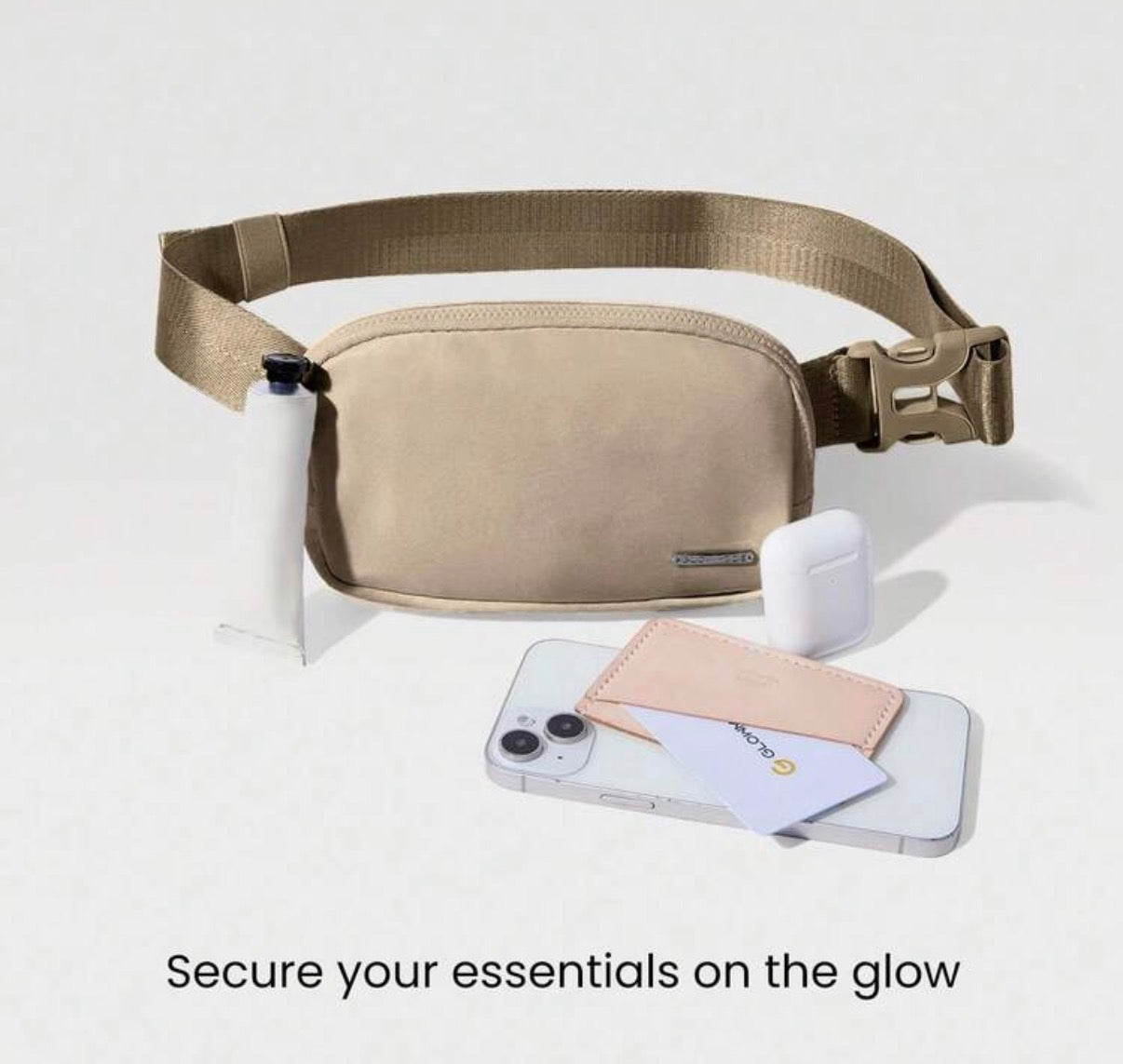 Nano Belt Bag Glowmode · El bolso que va contigo a todos lados — en la cintura, cruzado al pecho o al hombro, con todo lo que necesitas y nada que sobre
