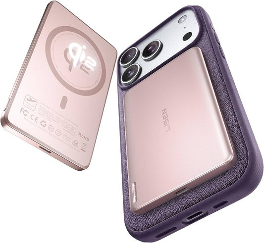 Batería Magnética Inalámbrica LISEN 5000mAh · Carga tu teléfono sin cables y sin sacarlo de la mano — se pega, carga, y listo