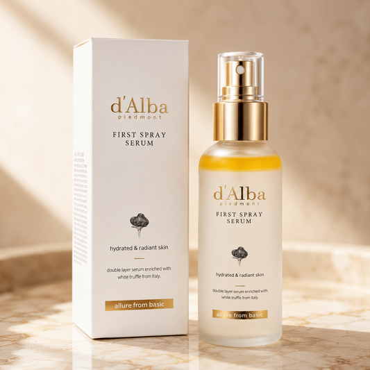 d'Alba Piedmont First Spray Serum · El sérum coreano con trufa blanca italiana que hidrata, ilumina y afirma en un solo spray