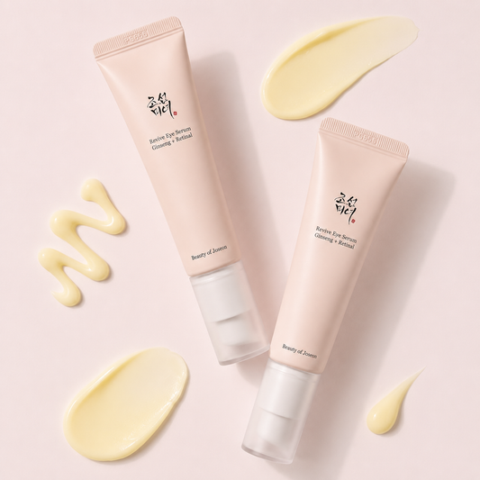 Beauty of Joseon Revive Eye Serum Ginseng + Retinal · El sérum de ojos coreano que une lo ancestral con la ciencia moderna.