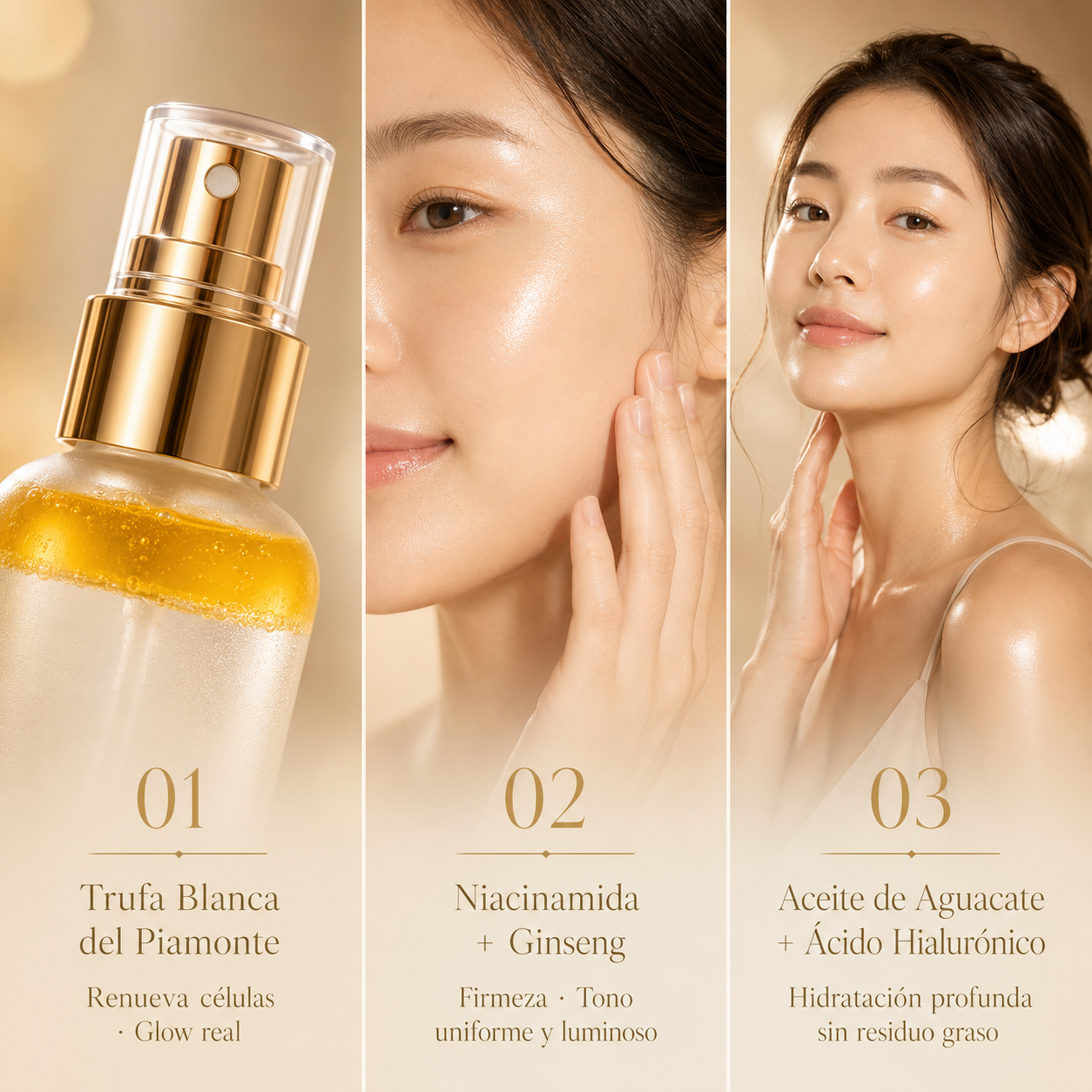 d'Alba Piedmont First Spray Serum · El sérum coreano con trufa blanca italiana que hidrata, ilumina y afirma en un solo spray