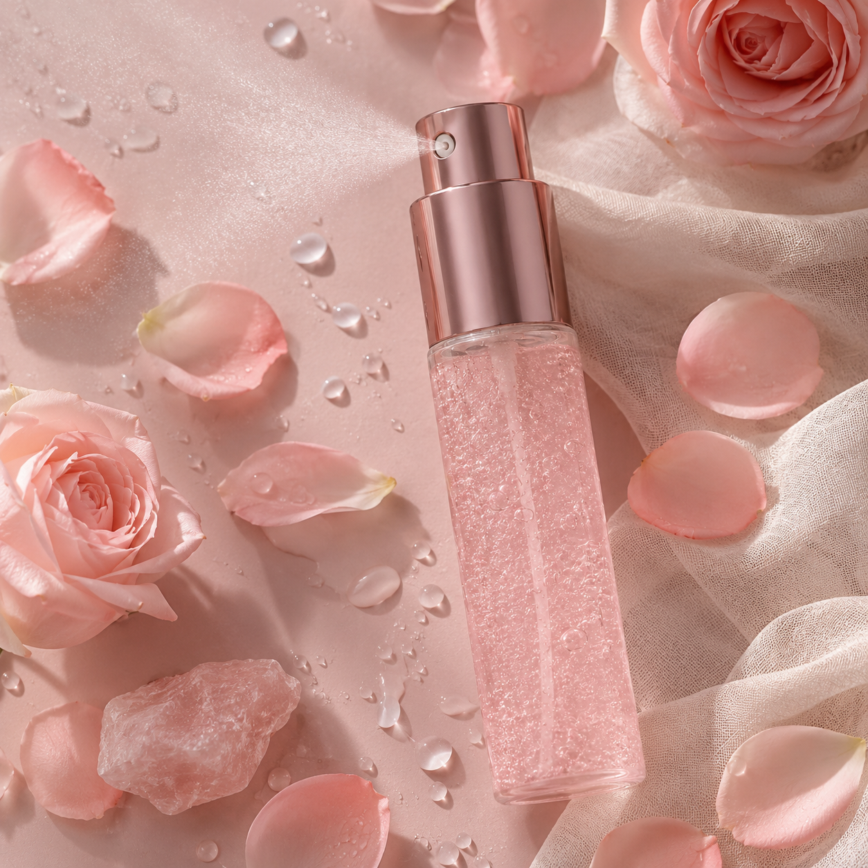 Medicube PDRN Pink Collagen Glow Jelly Mist Serum · El glow coreano que llevas contigo
