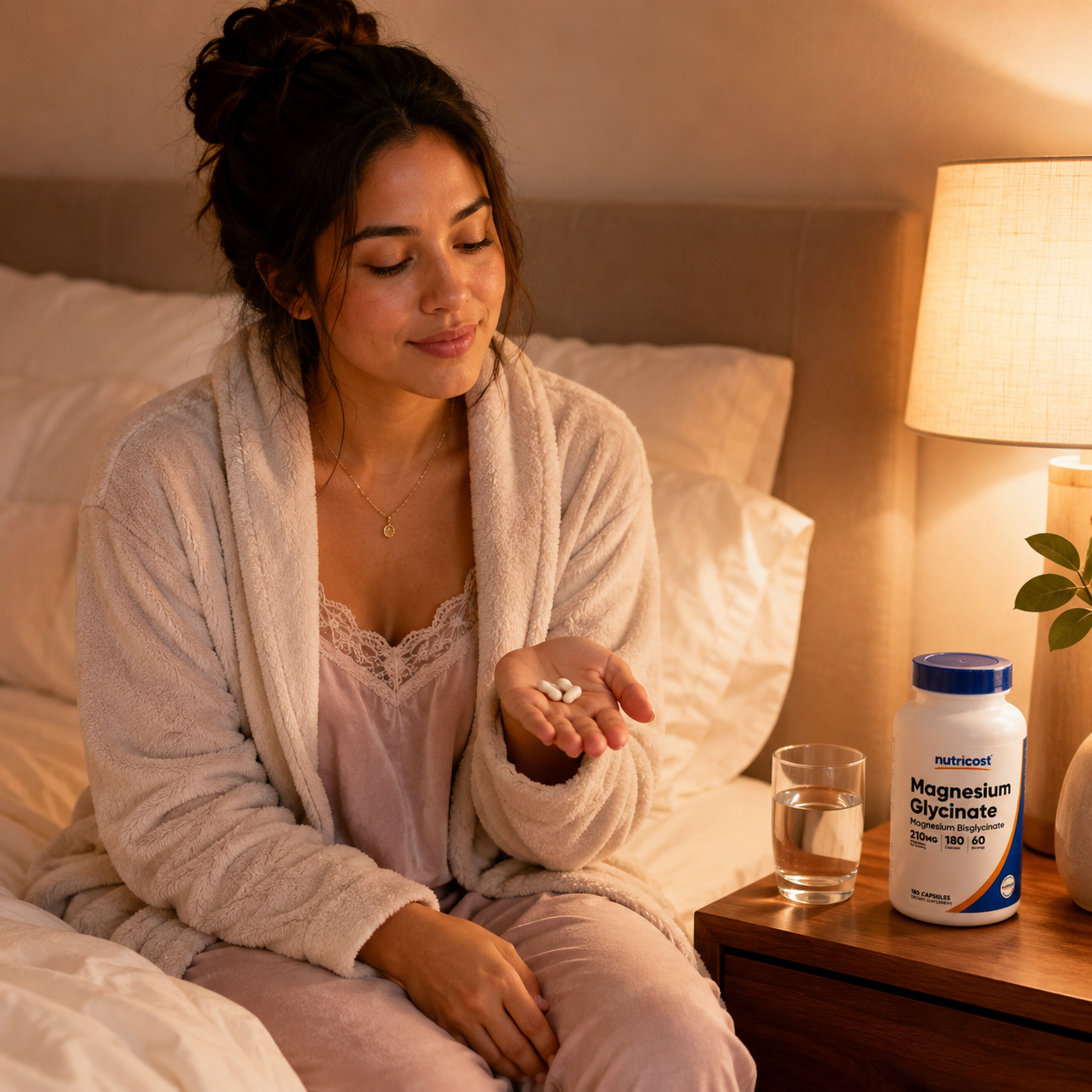 Nutricost Magnesium Glycinate · El mineral que te falta para dormir mejor, bajar la ansiedad y aliviar los cólicos — sin pastillas para dormir