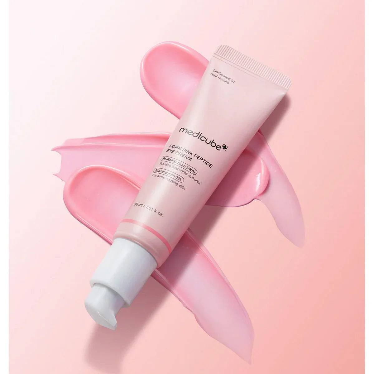 Medicube PDRN Pink Peptide Eye Cream · El contorno de ojos coreano que borra ojeras y líneas en 1 semana
