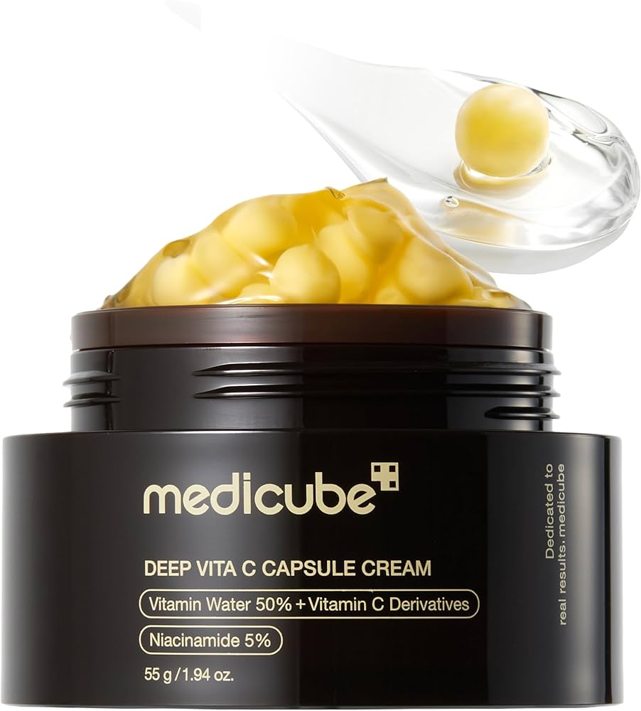 Medicube Deep Vita C Capsule Cream · Las cápsulas doradas de Vitamina C que transforman tu tono