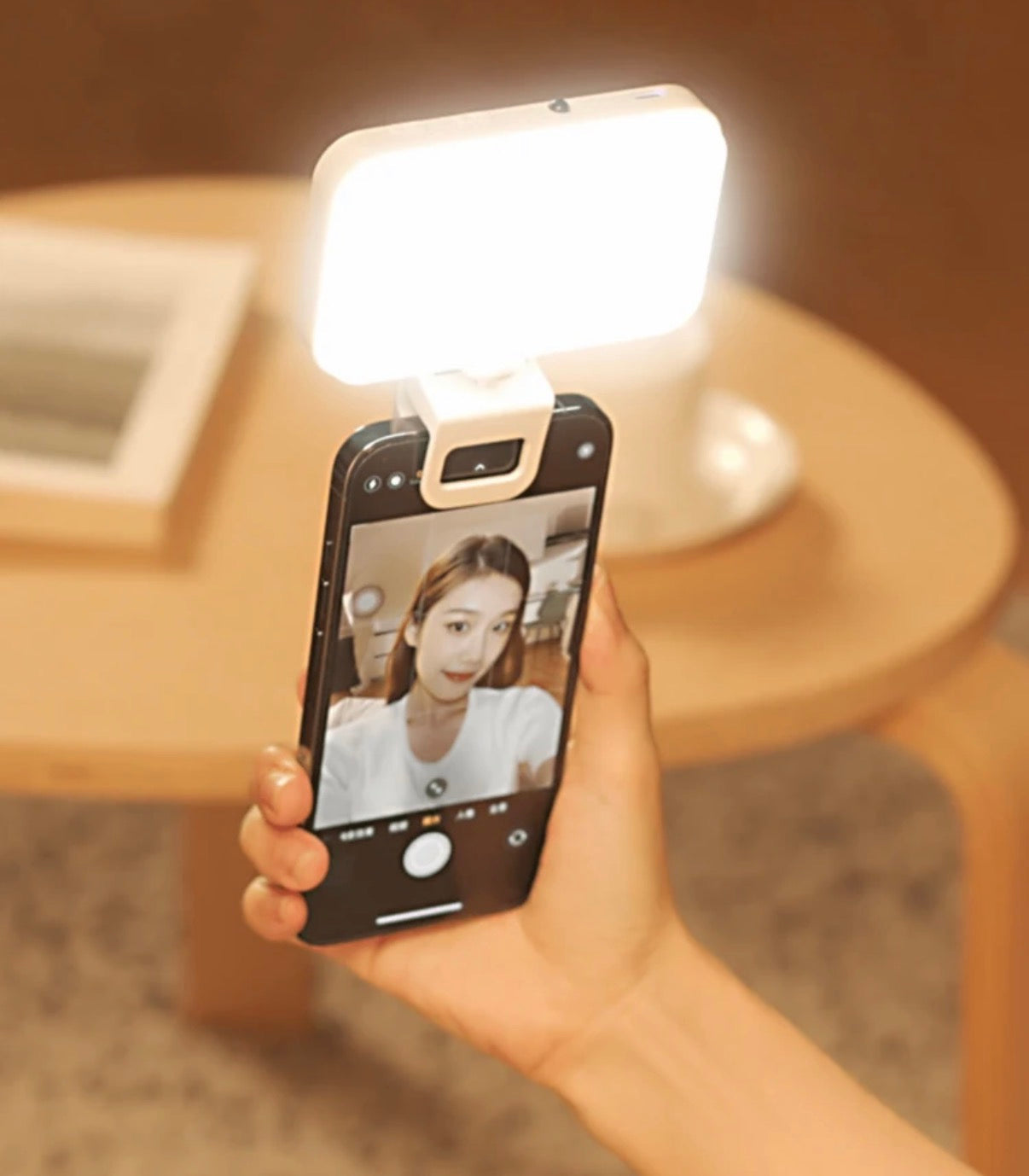 Luz LED de Relleno para Teléfono y Laptop · Graba y fotografia con luz profesional desde cualquier lugar  sin estudio, sin equipo costoso