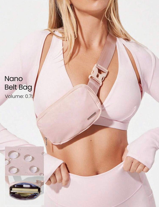 Nano Belt Bag Glowmode · El bolso que va contigo a todos lados — en la cintura, cruzado al pecho o al hombro, con todo lo que necesitas y nada que sobre